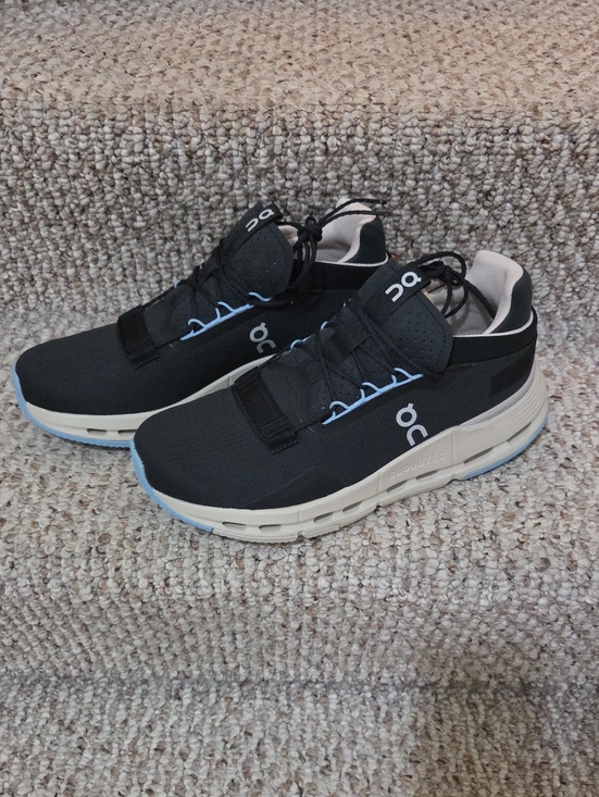 On Running Shoes - On Running Womens Cloudnova 2, Black/Wash, Size 9.5